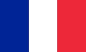 The French flag. Three colors, the left is blue, the middle is white, and the right is red. Canndelta is a cannabis licensing firm that helps cannabis business in France.