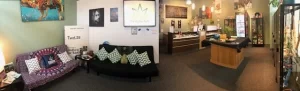 The full cannabis store with a place for guests
