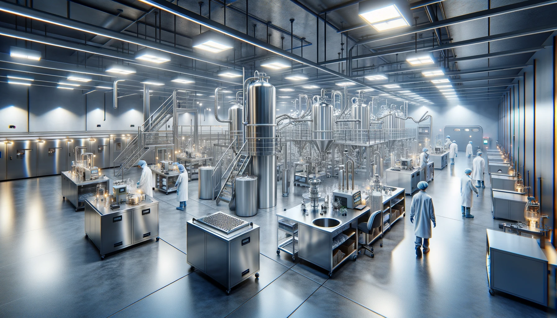 The image of a laboratory related to Cannabis Processing Licenses