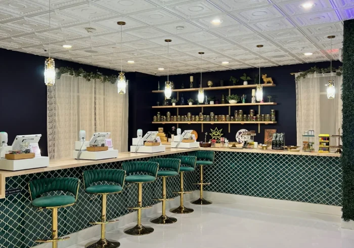 Inside view of Bud 2 Bloom store