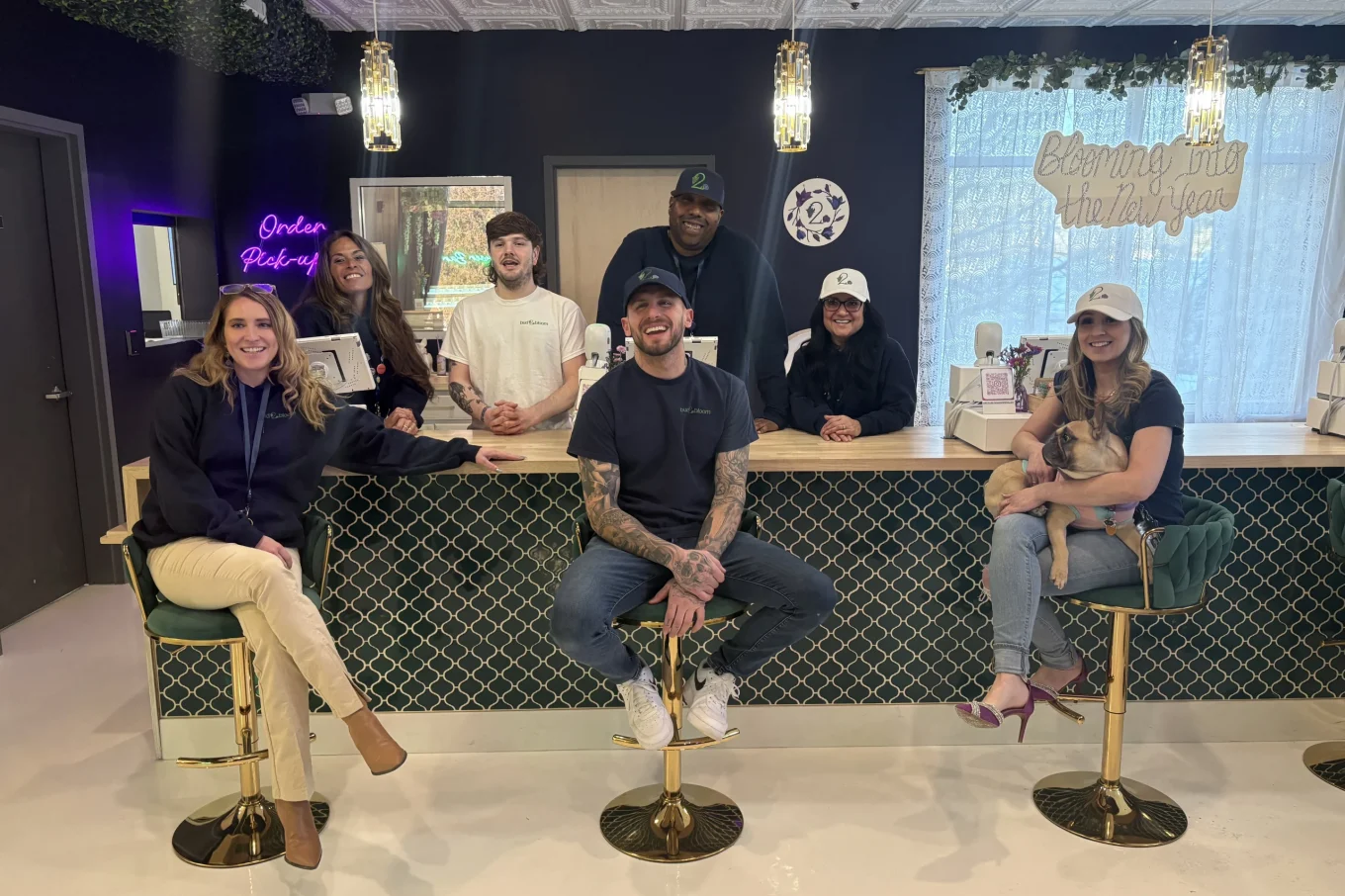 Group picture of Bud 2 Bloom team
